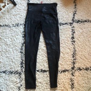 Spanx faux leather leggings